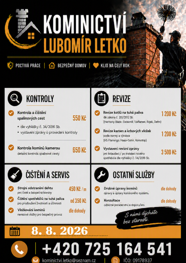 Leták Kominictví Letko