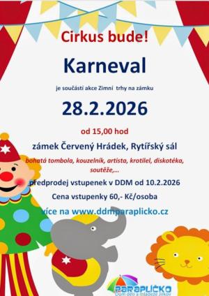 karnevalová atmosféra na zámku