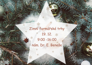 plakát - zimní farmářské trhy